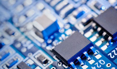 Close up of a circuit board
