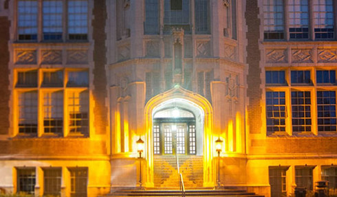 academic building close up