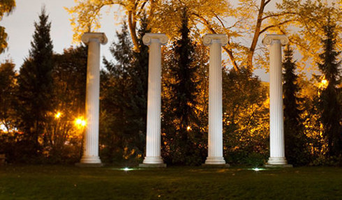 UW campus columns