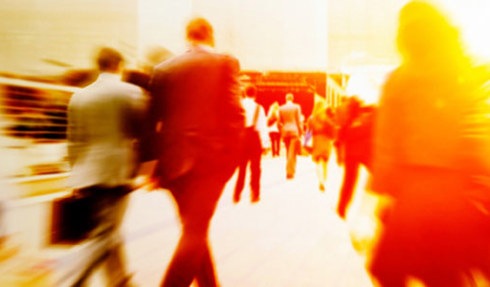 abstract businesspeople