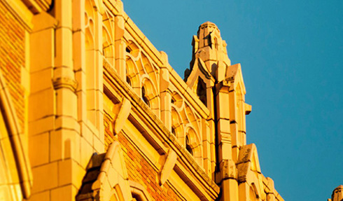 suzzallo library at UW detail