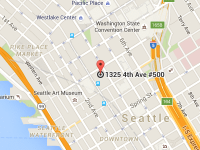 Downtown Seattle map