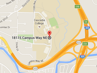 UW Bothell map